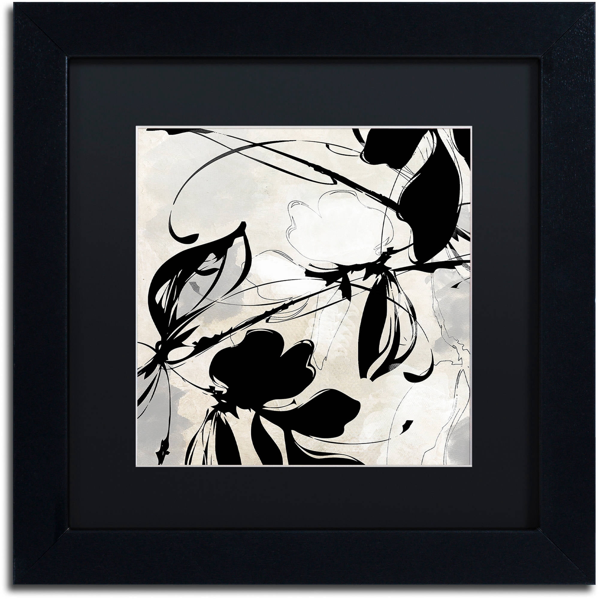 Trademark Fine Art "Manifesto" Canvas Art by Color Bakery Black Matte, Black Frame