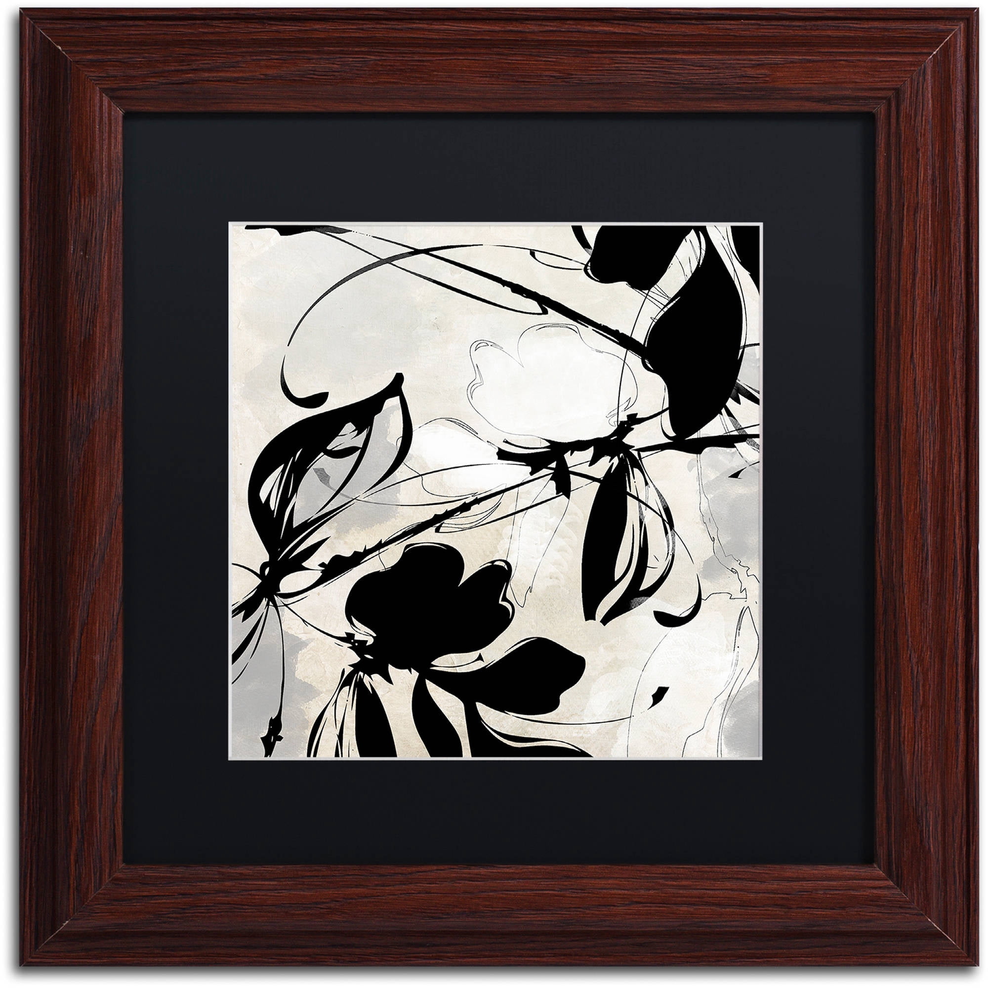 Trademark Fine Art "Manifesto" Canvas Art by Color Bakery Black Matte, Wood Frame