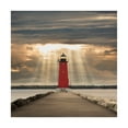 Trademark Fine Art 'Manistique Lighthouse Michigan Color' Canvas Art by