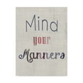 thumbnail image 1 of Trademark Fine Art 'Manners IV' Canvas Art by Alicia Ludwig, 1 of 4