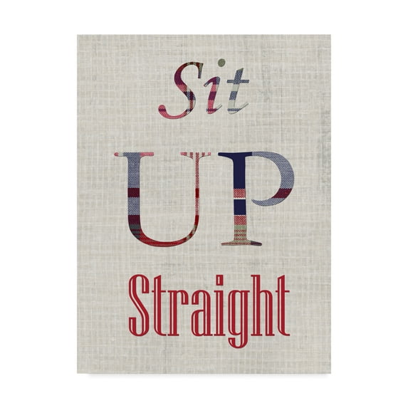 Trademark Fine Art 'Manners VI' Canvas Art by Alicia Ludwig