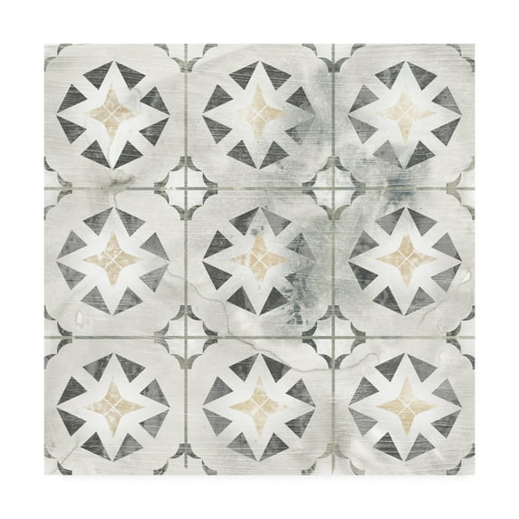 Trademark Fine Art 'Marble Tile Design II' Canvas Art by June Erica Vess