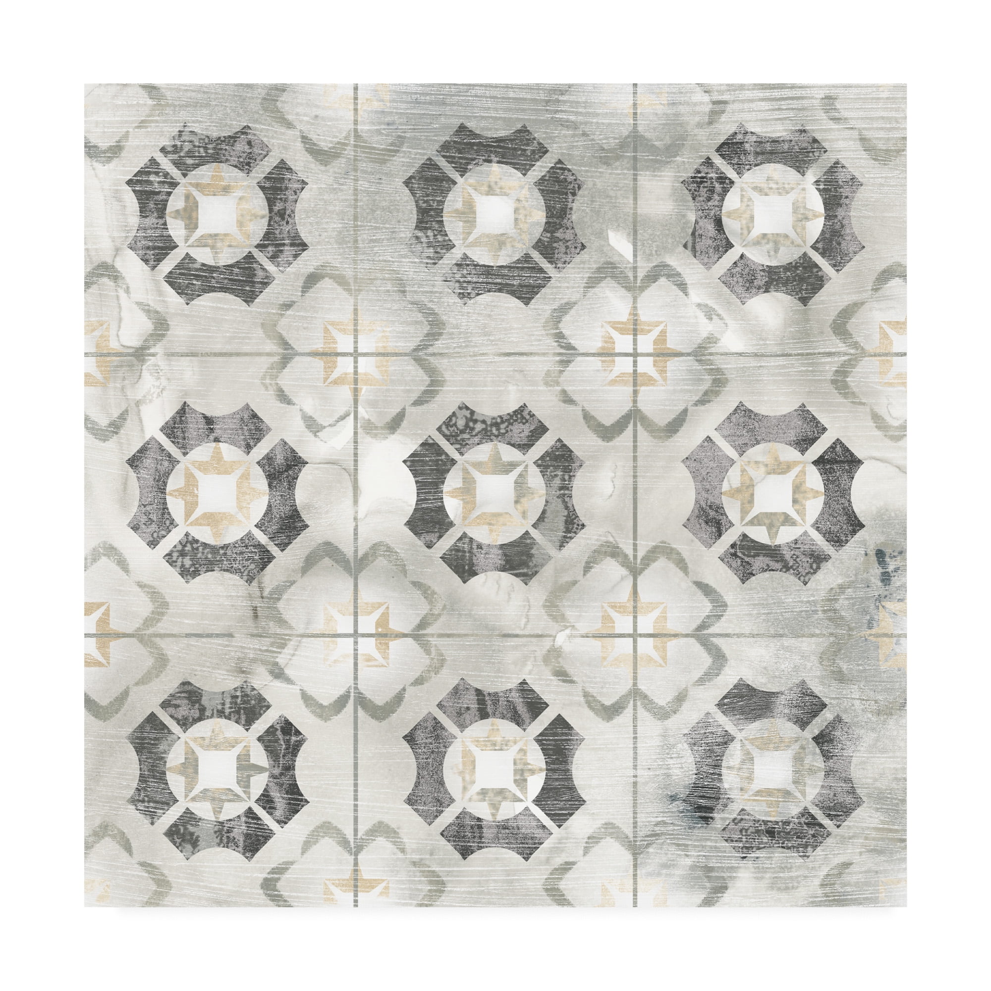Trademark Fine Art 'Marble Tile Design III' Canvas Art by June Erica Vess
