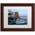 thumbnail image 1 of Trademark Fine Art "Marblehead" Canvas Art by CATeyes, White Matte, Wood Frame, 1 of 1