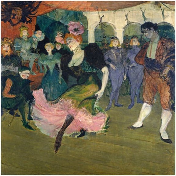 Trademark Fine Art "Marcelle Lender Dancing" Canvas Art by Henri de Toulouse-Lautrec