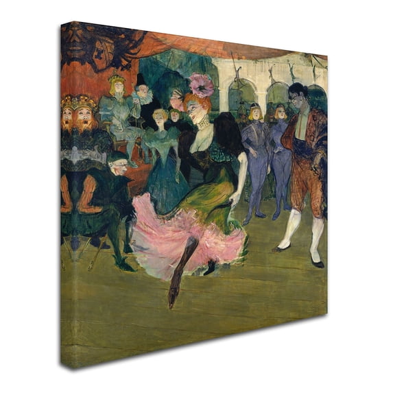 Trademark Fine Art "Marcelle Lender Dancing" Canvas Art by Henri de Toulouse-Lautrec