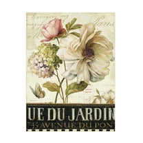 Trademark Fine Art Lisa Audit Marche de Fleurs II Canvas Wall Art - 14x19