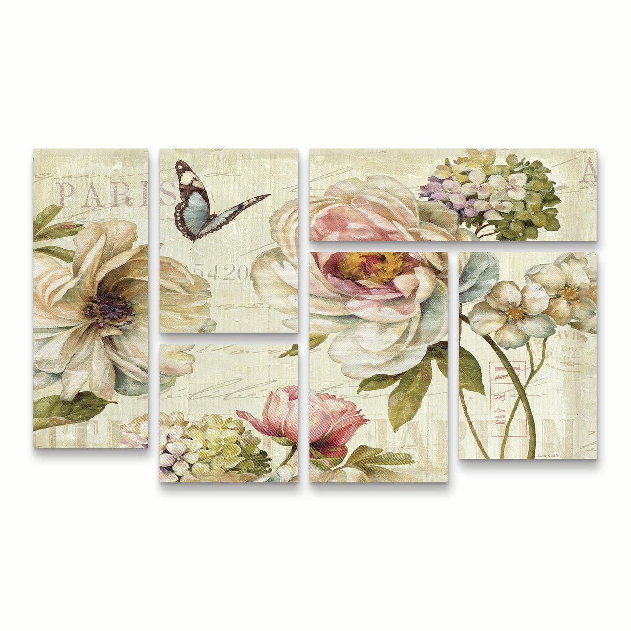 Trademark Fine Art 'Marche de Fleurs IV' Canvas Art by Lisa Audit