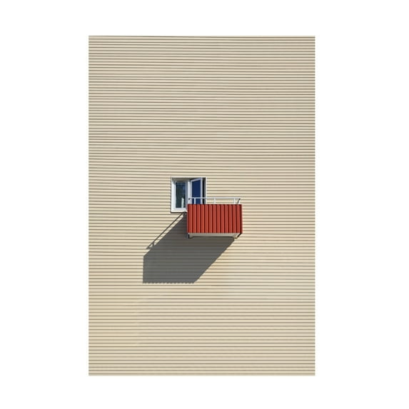 Trademark Fine Art Marcus Cederberg Lonely balcony Canvas Wall Art