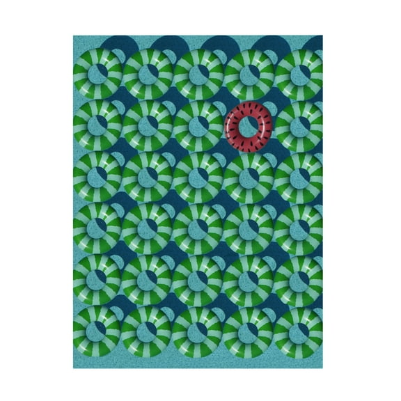 Trademark Fine Art Marcus Cederberg  Stand out in the crowd Canvas Wall Art