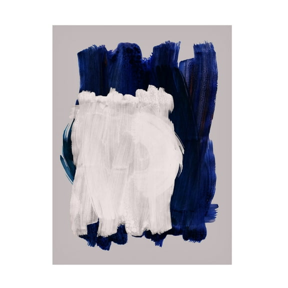 Trademark Fine Art Mareike Bohmer  Abstract Brush Strokes 14 Canvas Wall Art