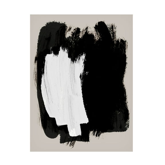 Trademark Fine Art Mareike Bohmer Abstract Brush Strokes 16 Canvas Wall Art