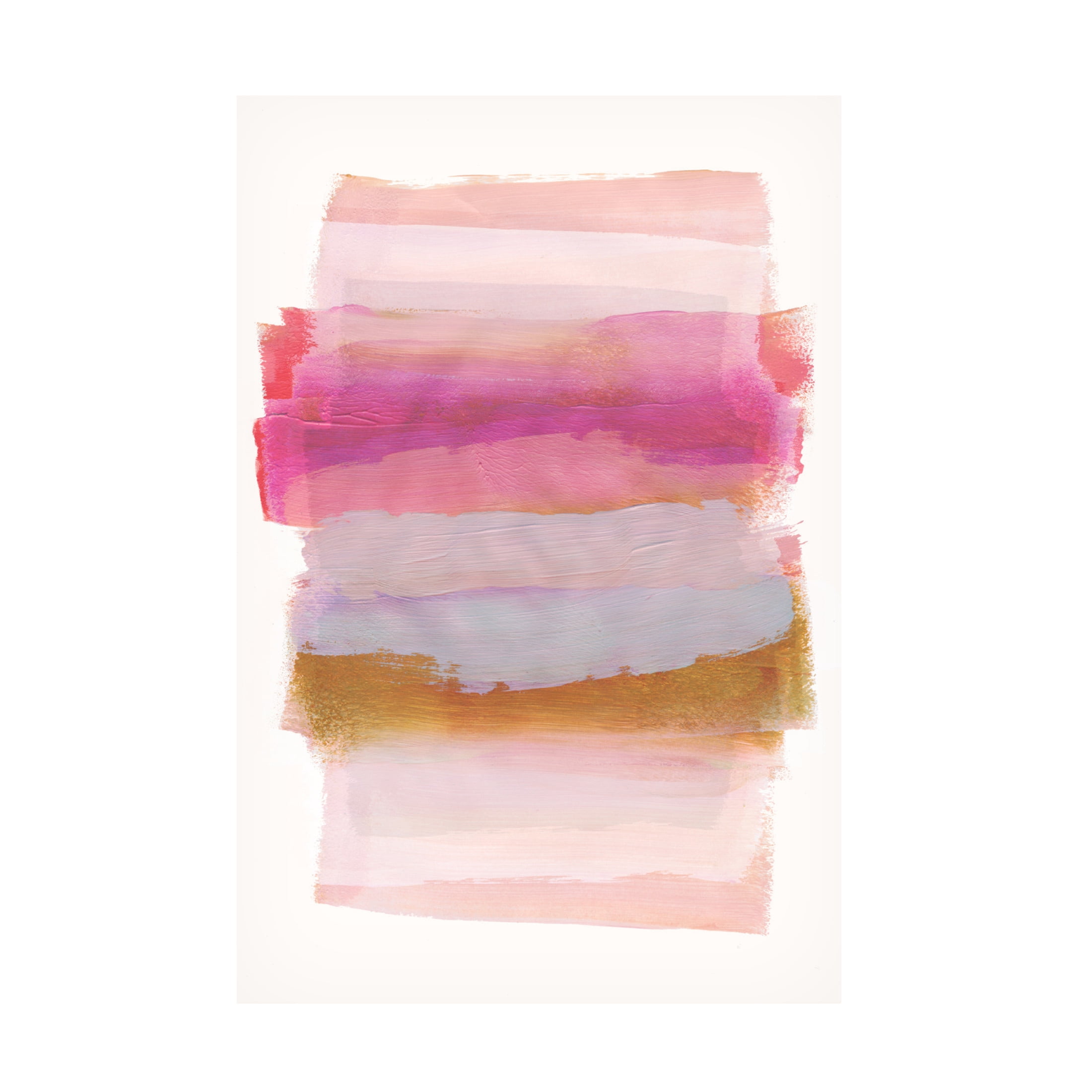 Trademark Fine Art Mareike Bohmer Abstract Brush Strokes 45 Canvas Wall Art
