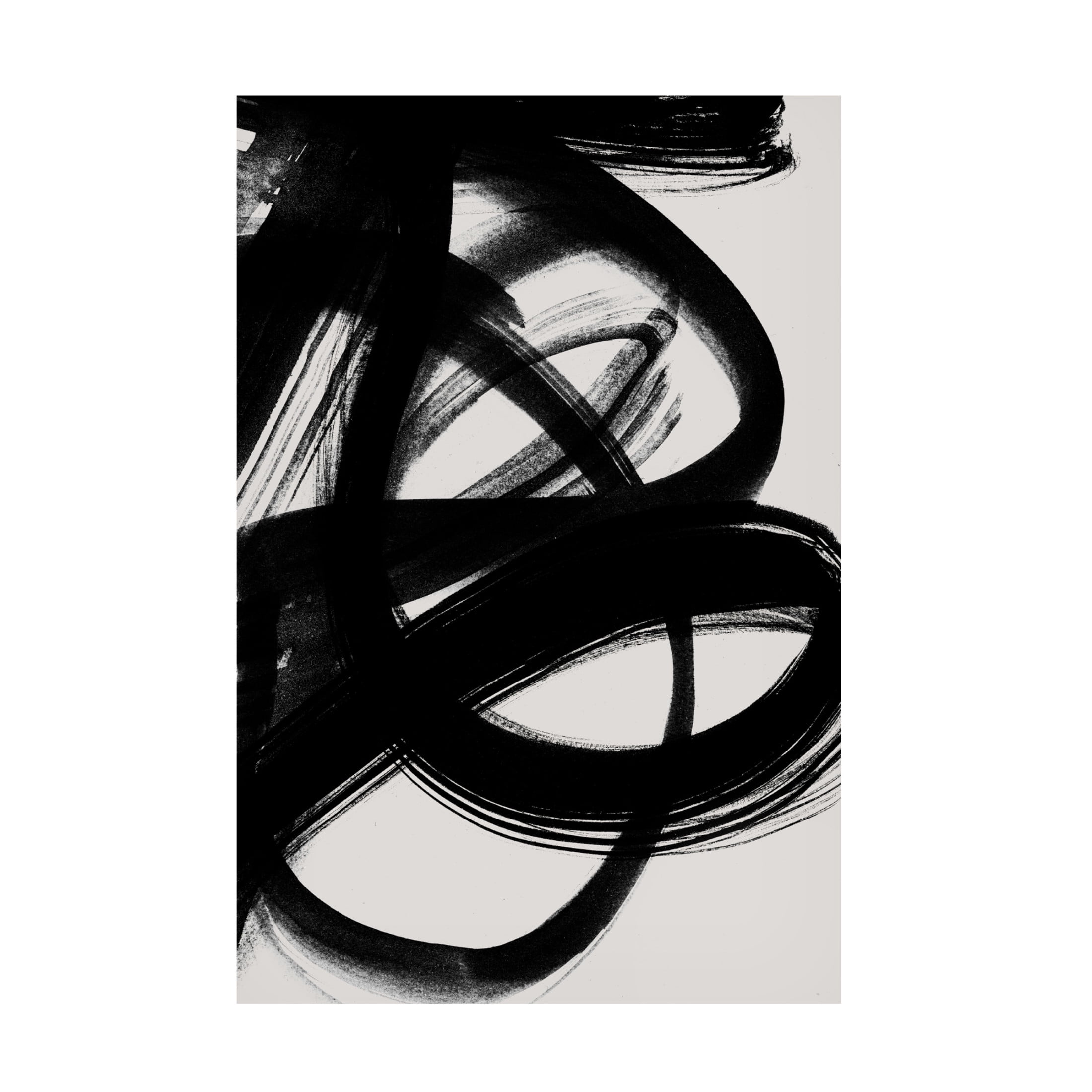 Trademark Fine Art Mareike Bohmer Abstract Brush Strokes 5 Canvas Wall Art