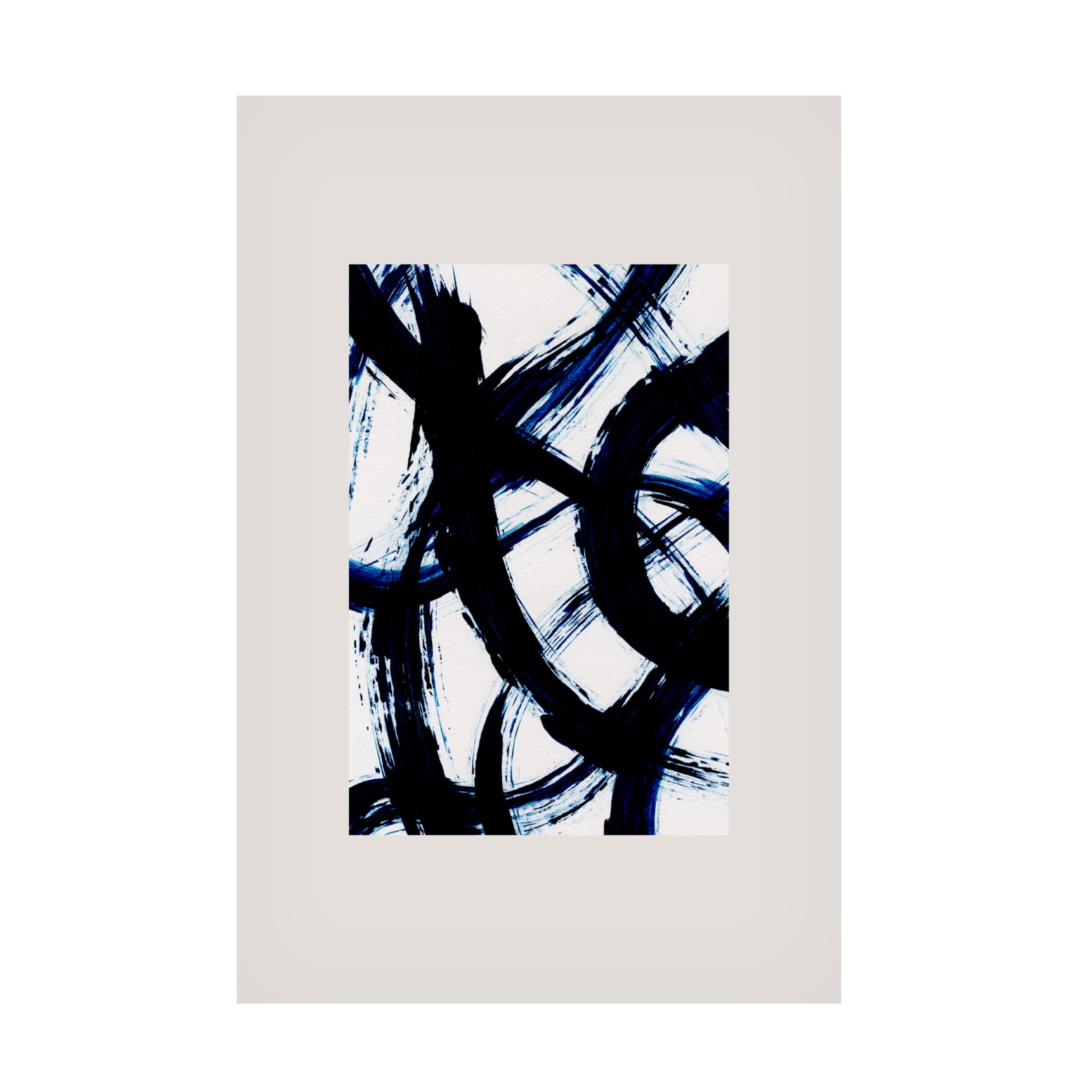 Trademark Fine Art Mareike Bohmer Abstract Brush Strokes 98 Canvas Wall Art