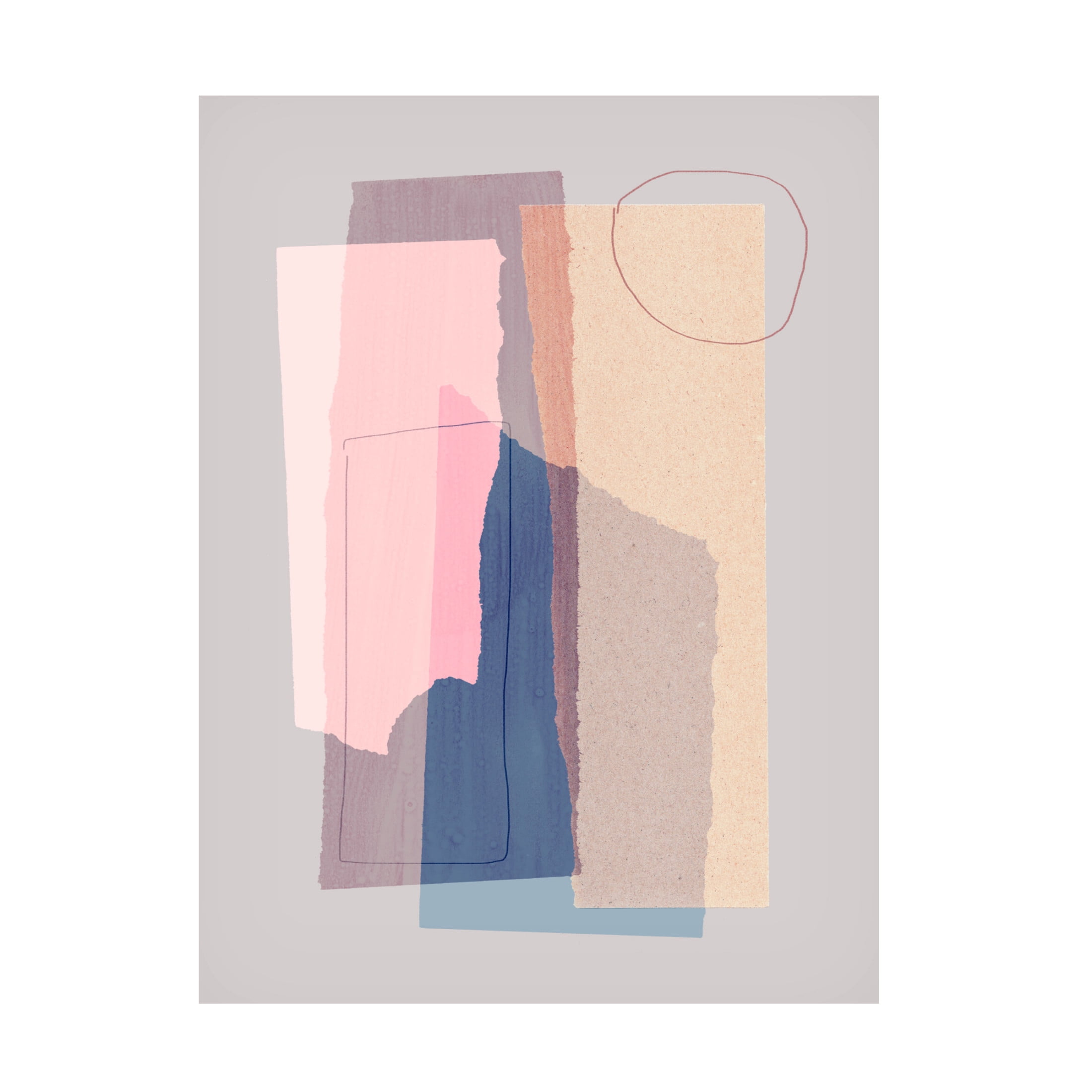 Trademark Fine Art Mareike Bohmer  Pieces 5A Canvas Wall Art