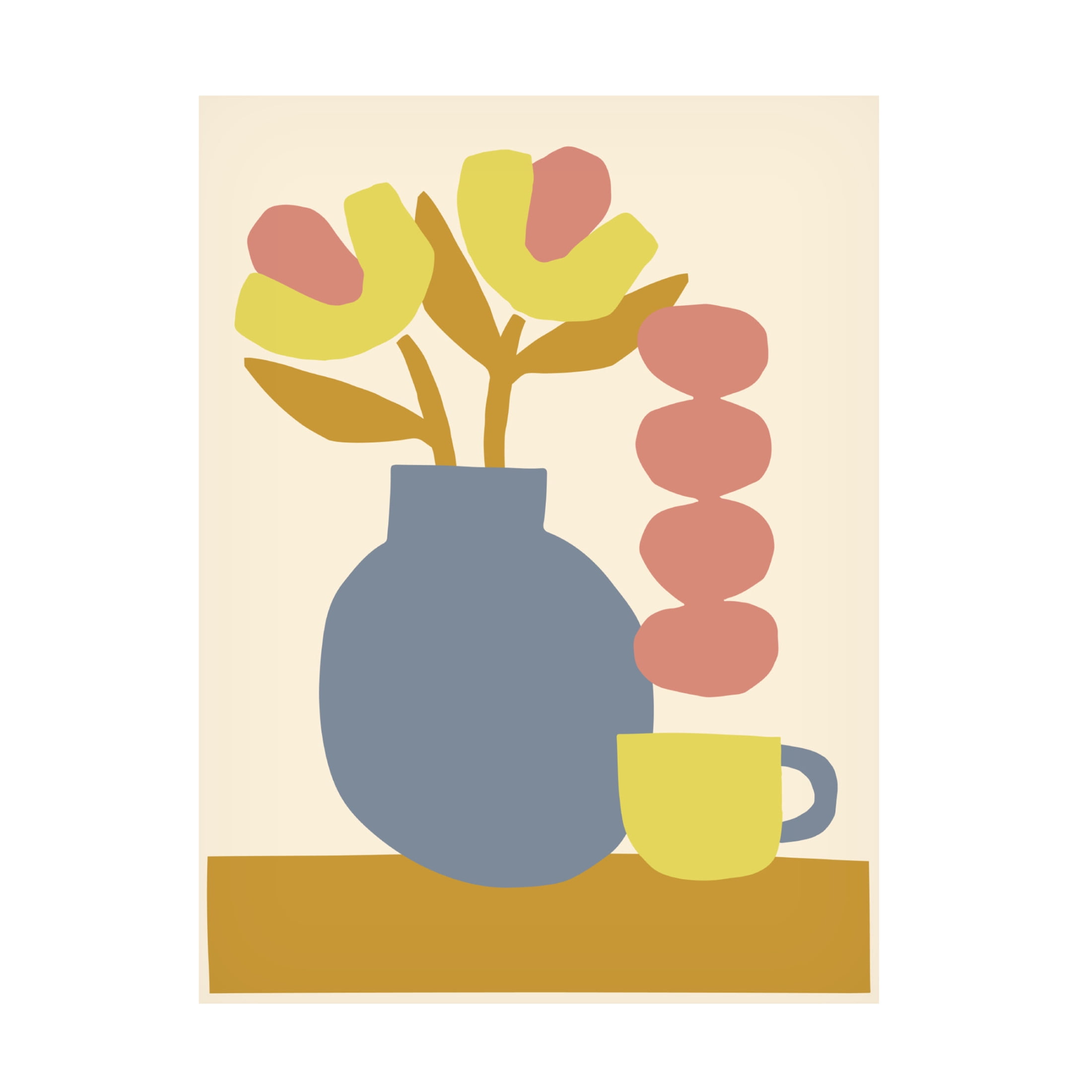 Trademark Fine Art Margaux Fugier  Le Quotidien  Vase Canvas Wall Art