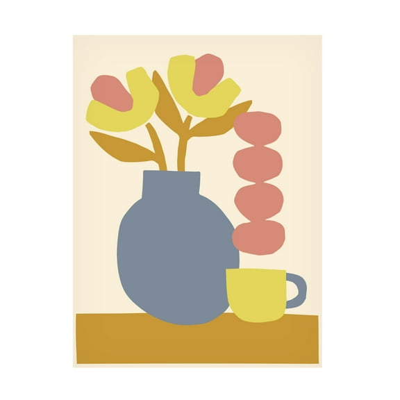 Trademark Fine Art Margaux Fugier  Le Quotidien  Vase Canvas Wall Art