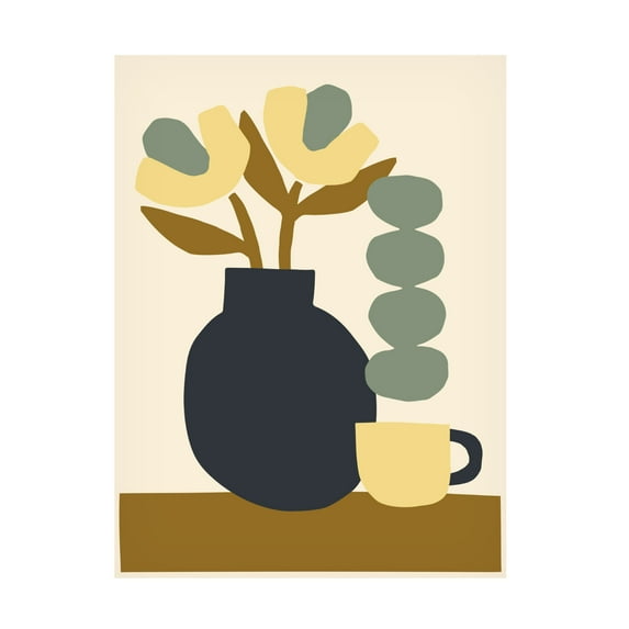 Trademark Fine Art Margaux Fugier Le Quotidien Vase Canvas Wall Art