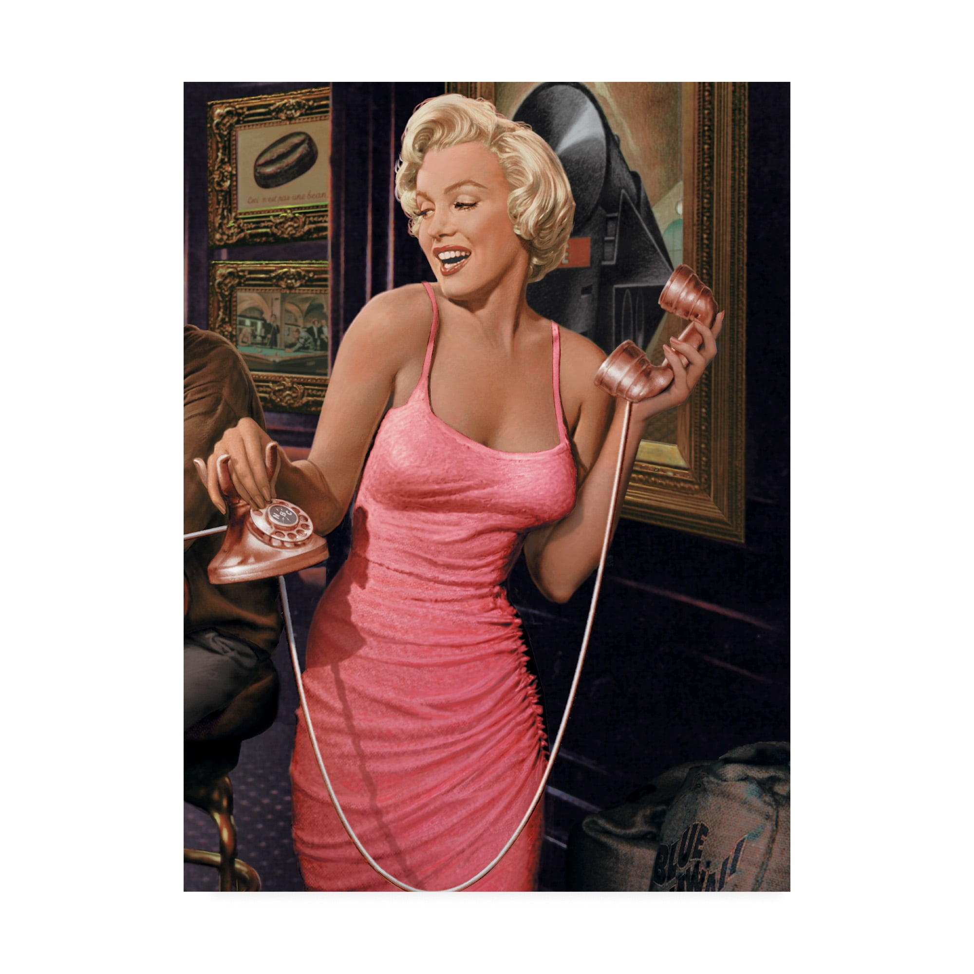 Trademark Fine Art 'Marilyns Call II' Canvas Art by Chris Consani
