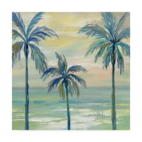 Trademark Fine Art 'Marine Layer Palms Crop' Canvas Art by Silvia Vassileva