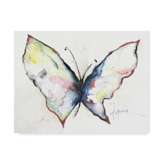 Trademark Fine Art 'Mariposa II' Canvas Art by Leticia Herrera