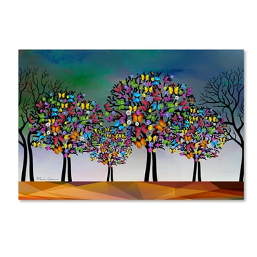 Trademark Fine Art 'Mark Tree' Canvas Art by Mark Ashkenazi