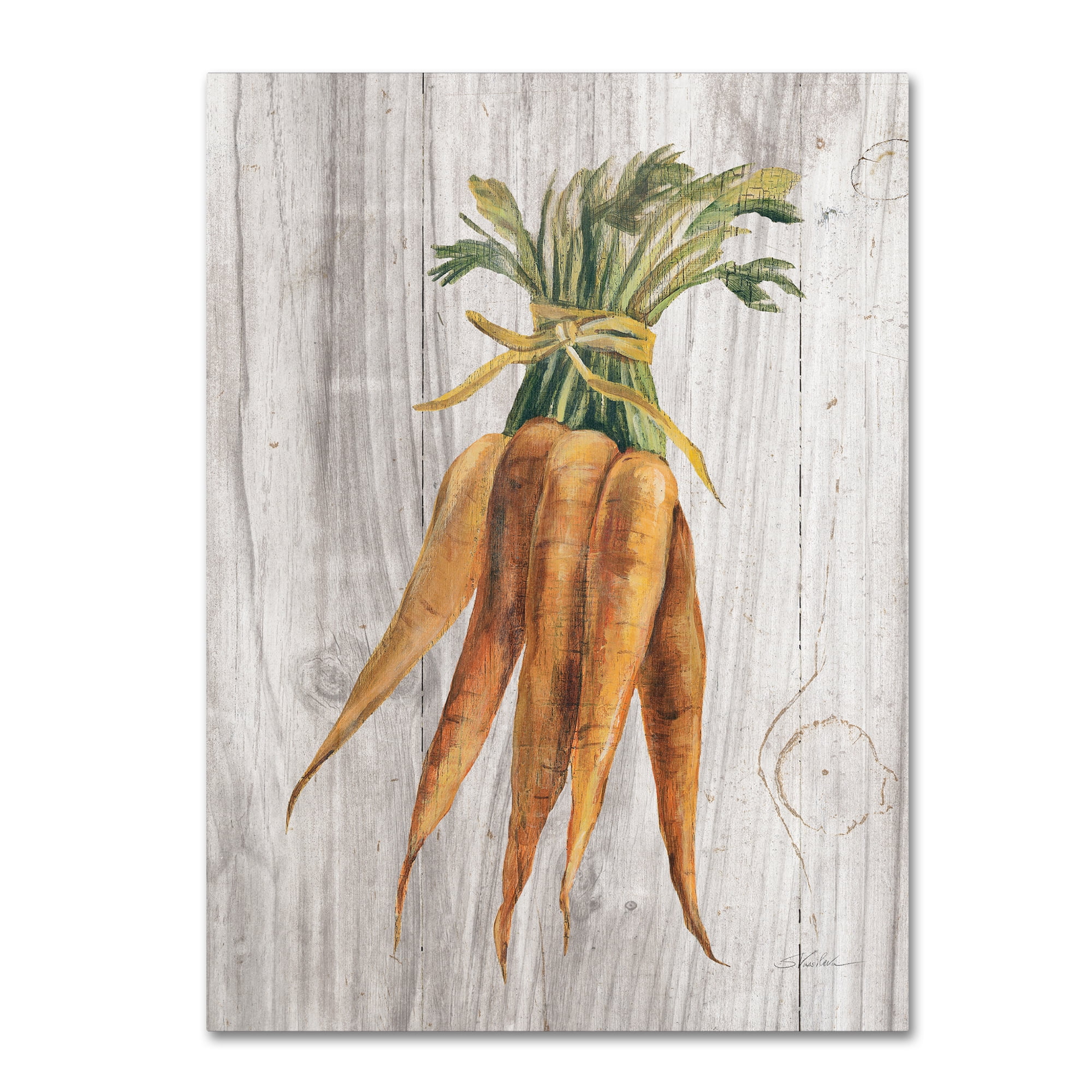 Trademark Fine Art 'Market Vegetables I' Canvas Art by Silvia Vassileva