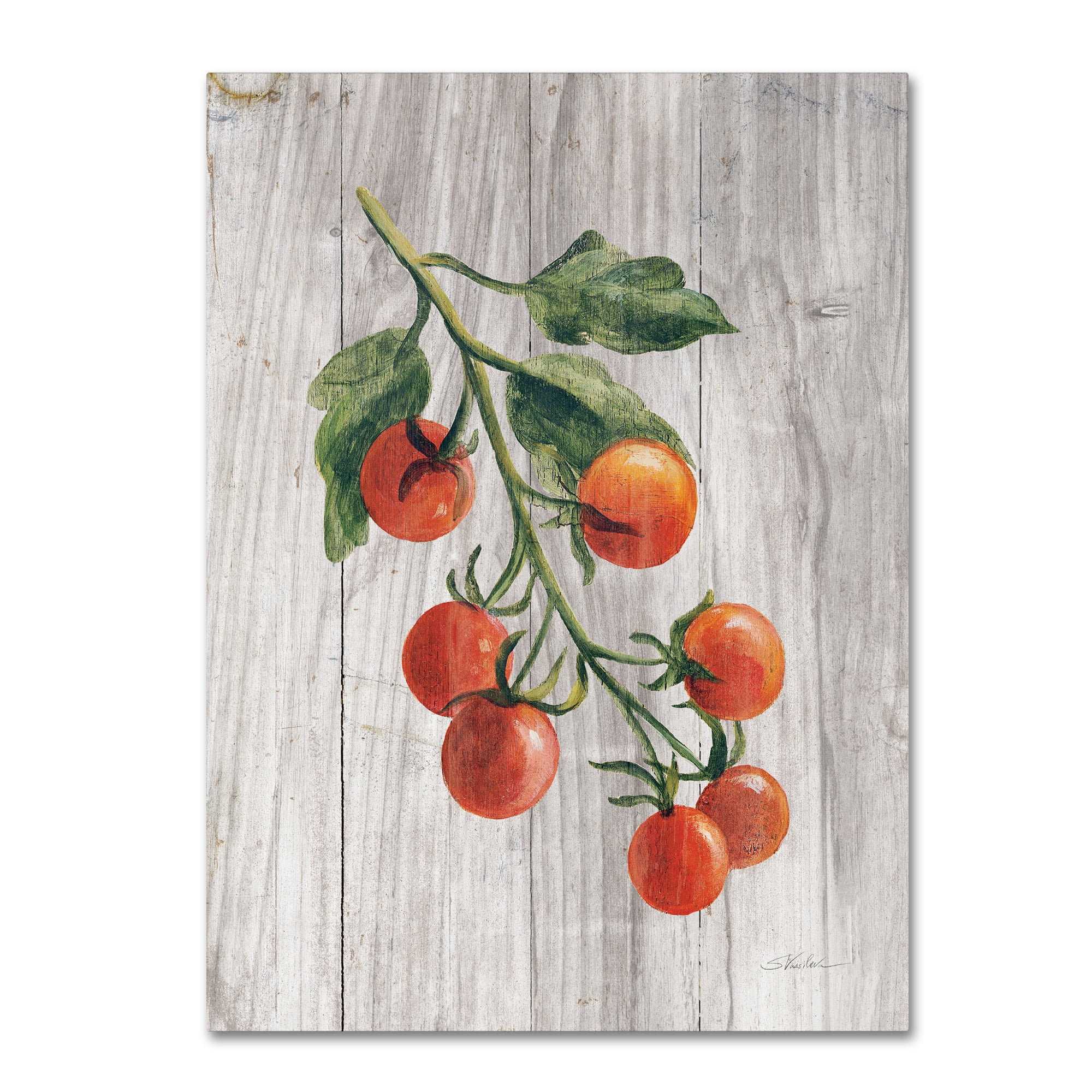 Trademark Fine Art 'Market Vegetables IV' Canvas Art by Silvia Vassileva