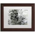 thumbnail image 1 of Trademark Fine Art "Marsh Abstract" Canvas Art by Kurt Shaffer, White Matte, Wood Frame, 1 of 4