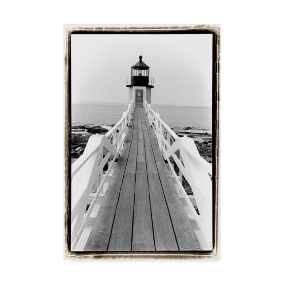 Trademark Fine Art 'Marshall Point Light Maine' Canvas Art by Laura DeNardo