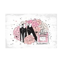 Trademark Fine Art Martina Peony Fashion Canvas Wall Art