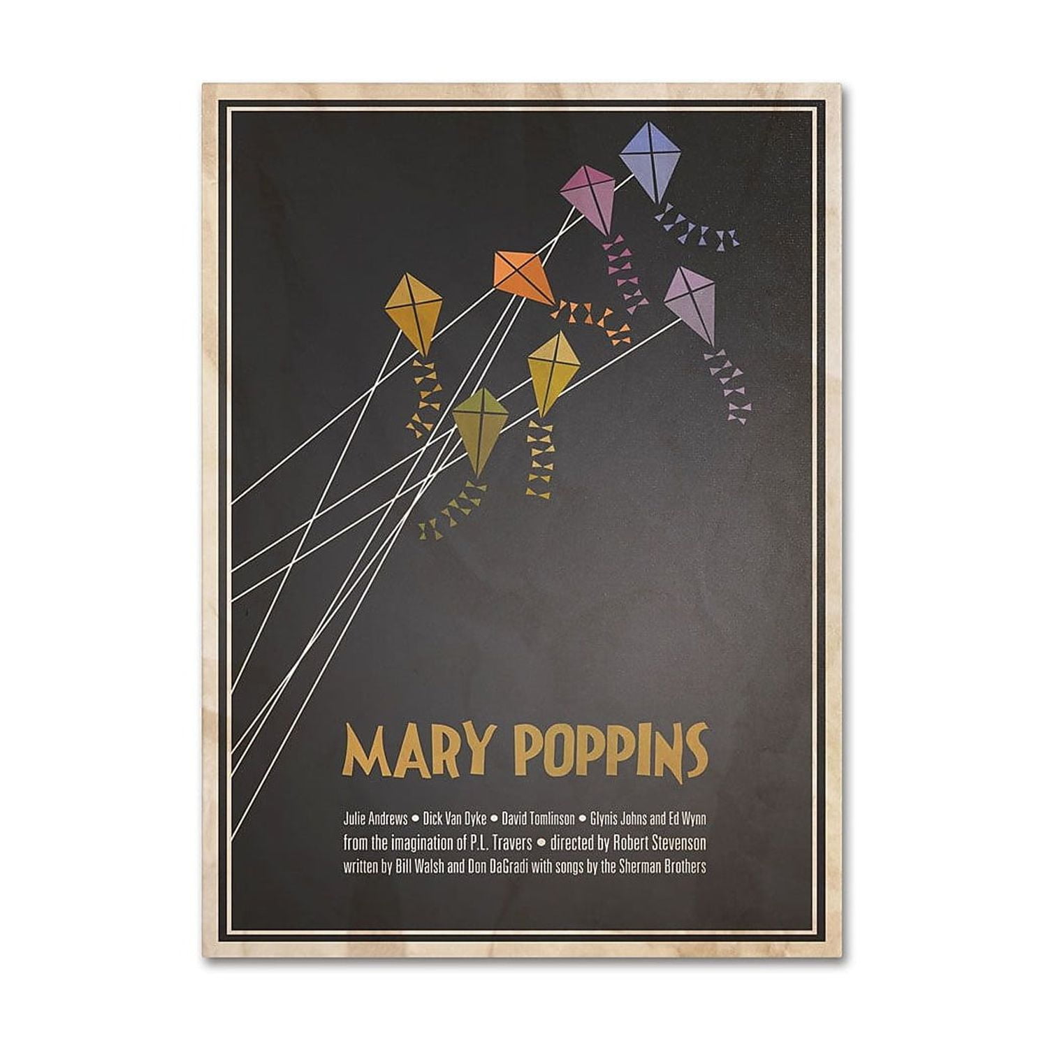 Trademark Fine Art 'Mary Poppins' 16" x 24" Canvas Art (MR0021-C1624GG)