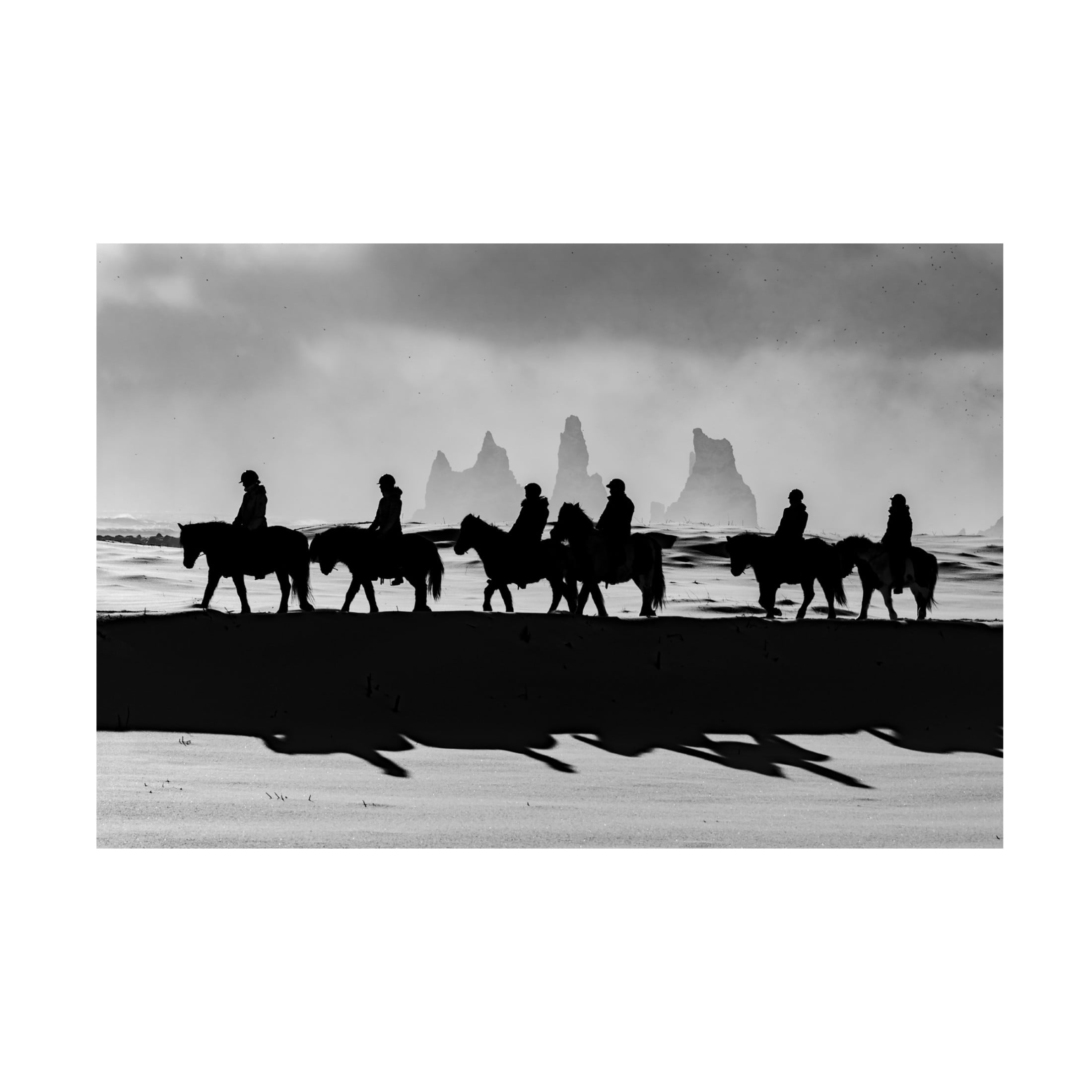 Trademark Fine Art Massimo Tamajo Lights And Shadows In Magical Iceland Canvas Wall Art