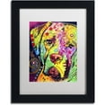 thumbnail image 1 of Trademark Fine Art "Mastiff II" Canvas Art by Dean Russo, White Matte, Black Frame, 1 of 4