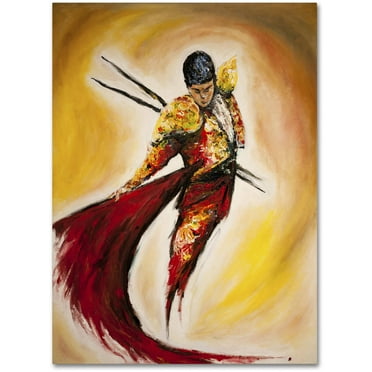 Trademark Fine Art 'Matador' Canvas Art by Marc Allante