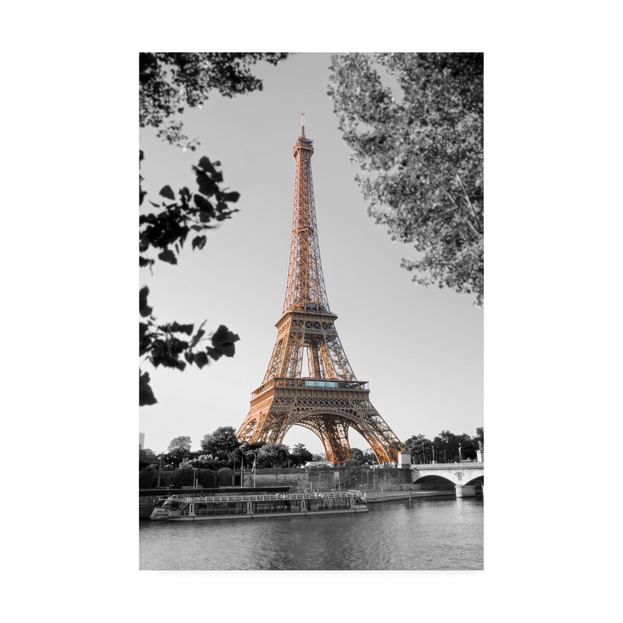 Trademark Fine Art 'Matin sur la Seine' Canvas Art by Alan Blaustei