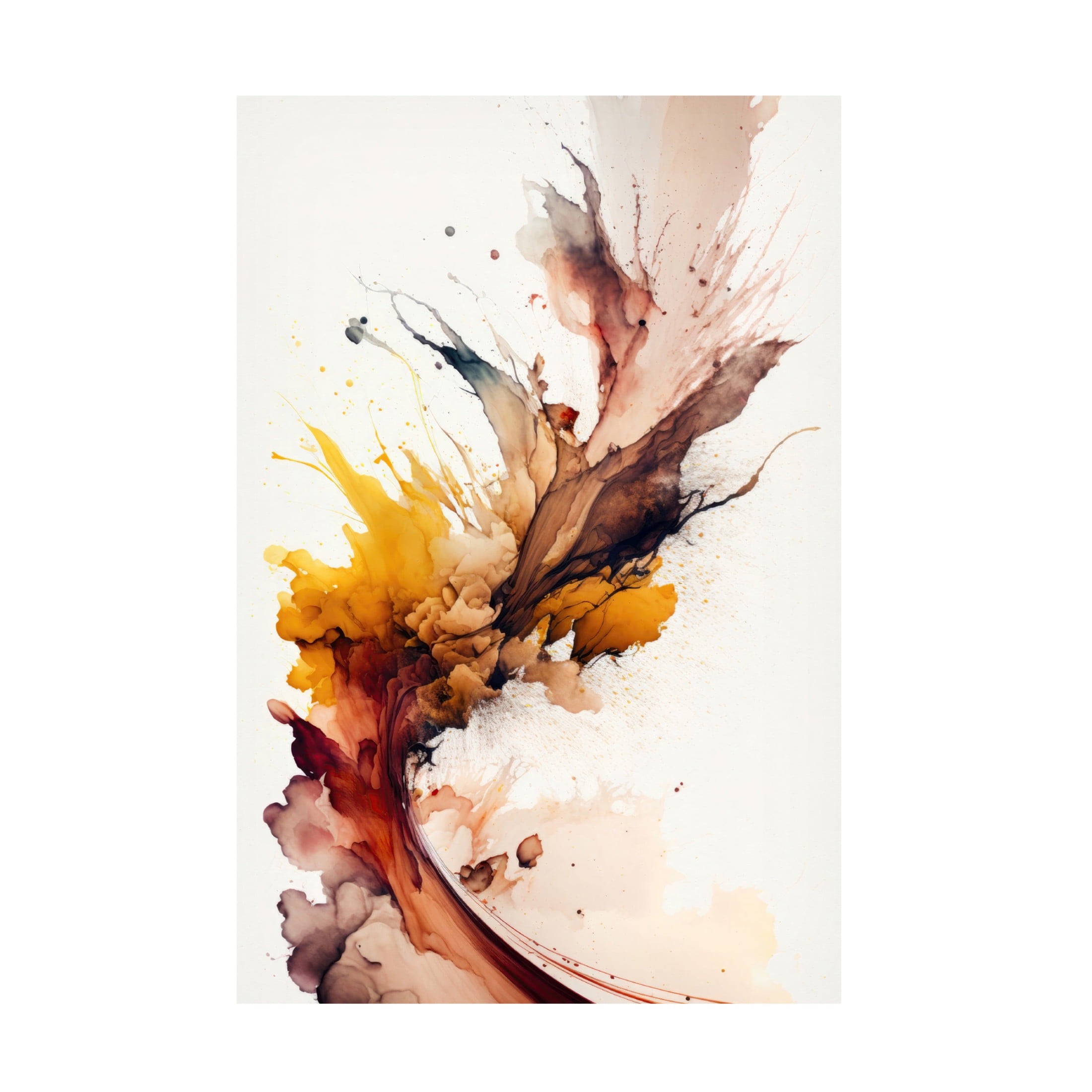 Trademark Fine Art Mauro Autumnal Abstract Canvas Wall Art