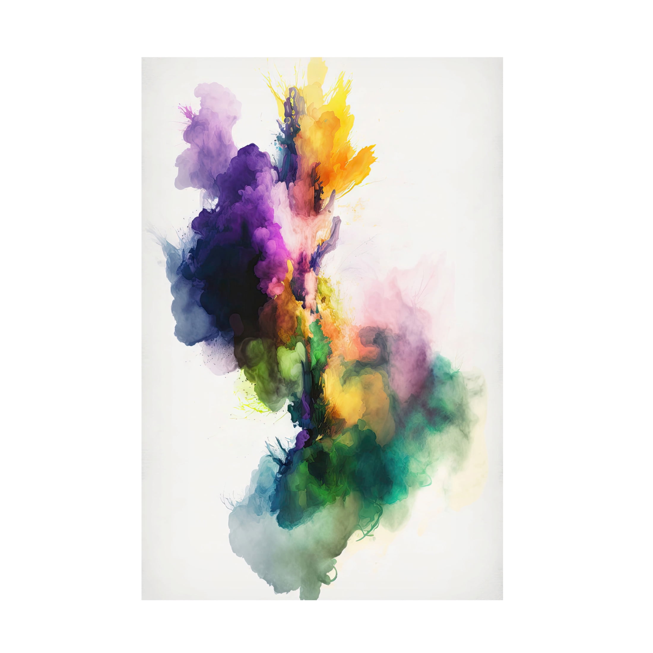 Trademark Fine Art Mauro Vibrant Smoke Canvas Wall Art