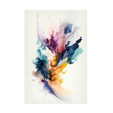 Trademark Fine Art Mauro  Whispers of Color Canvas Wall Art