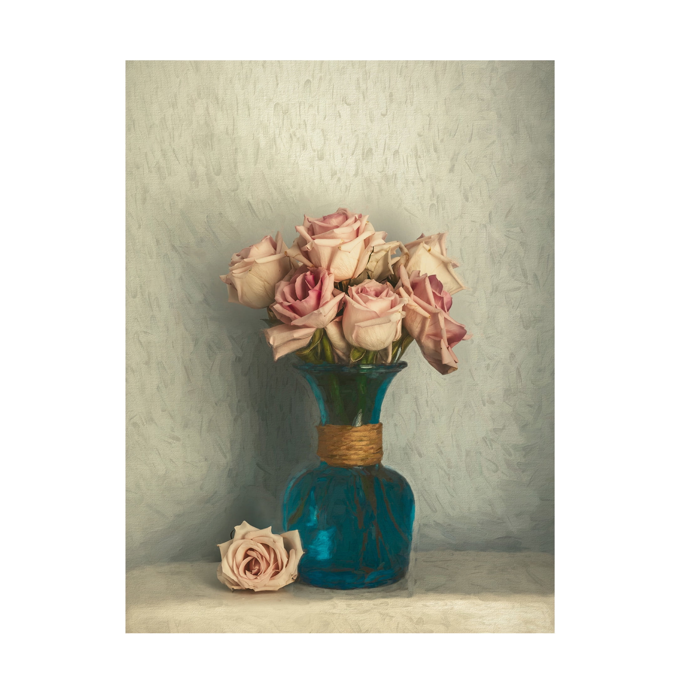Trademark Fine Art May G Gradually Withering Roses Canvas Wall Art