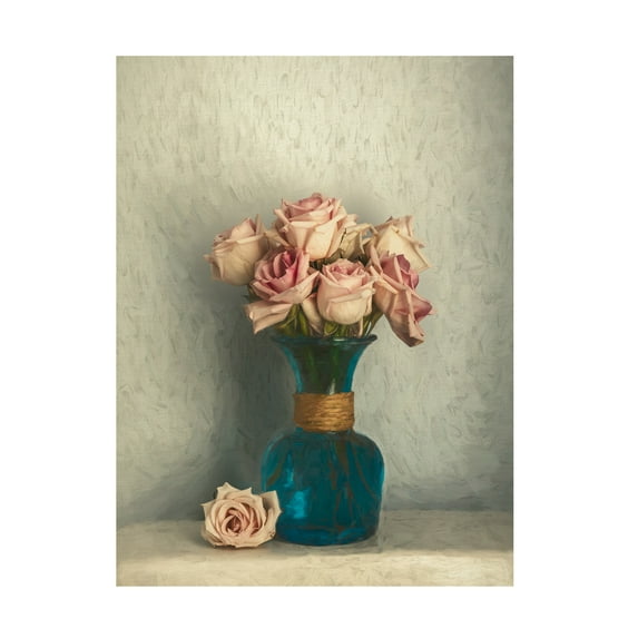 Trademark Fine Art May G Gradually Withering Roses Canvas Wall Art