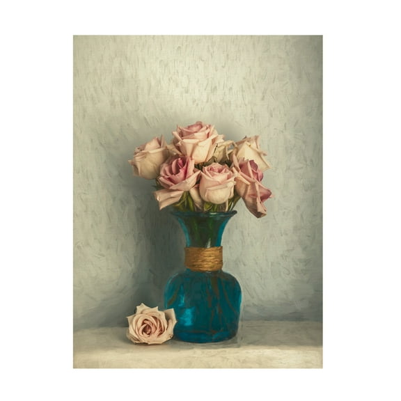 Trademark Fine Art May G Gradually Withering Roses Canvas Wall Art