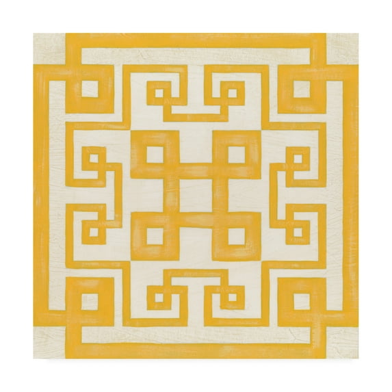 Trademark Fine Art 'Maze Motif II' Canvas Art by June Erica Vess