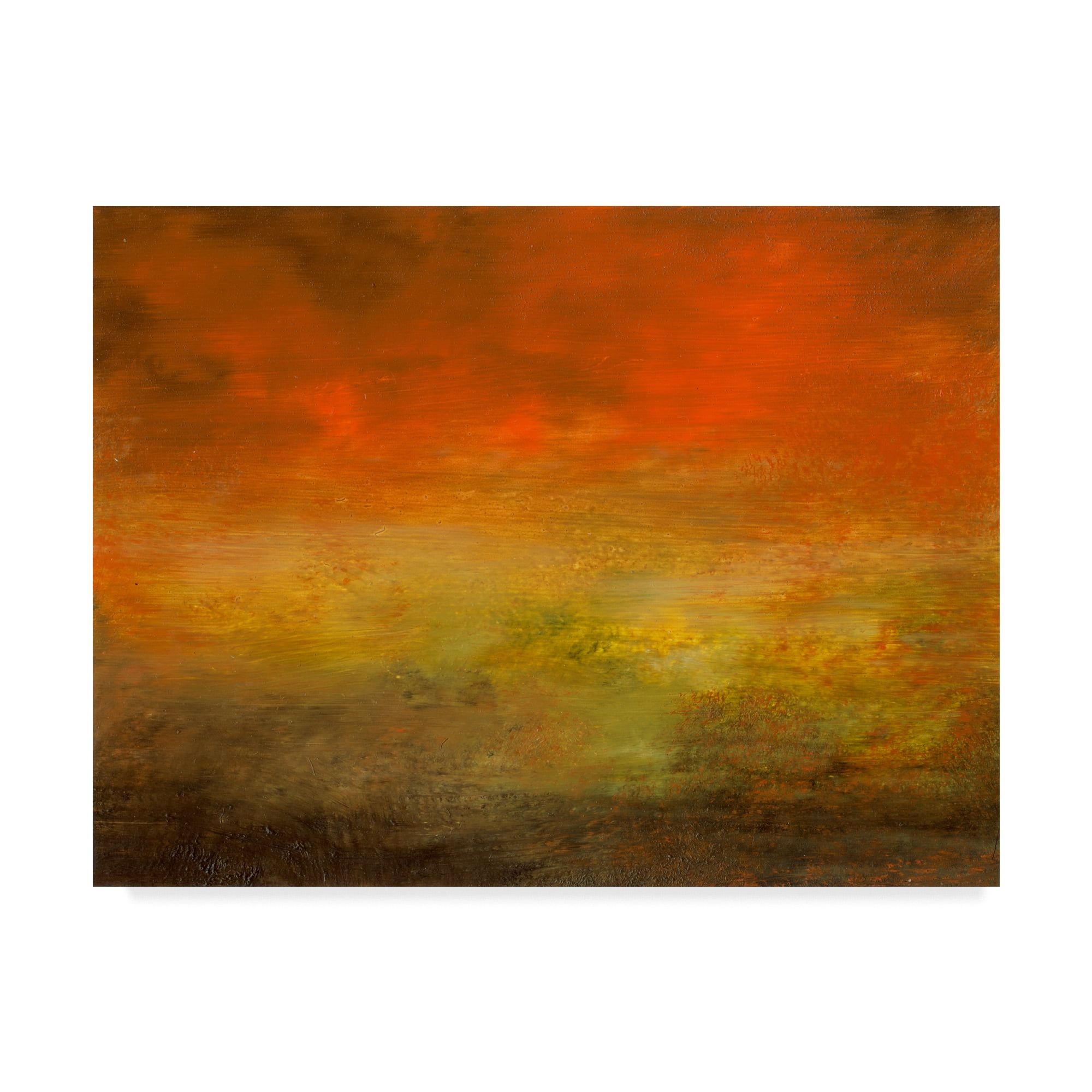 Trademark Fine Art 'Meadow Red Yellow VI' Canvas Art by Sharon Gordon