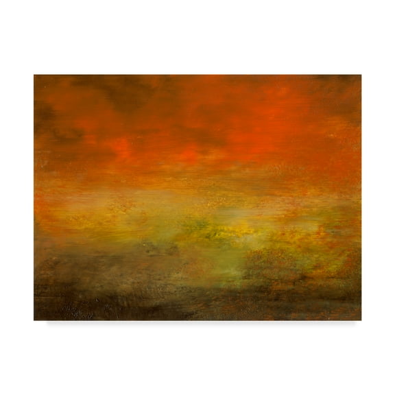 Trademark Fine Art 'Meadow Red Yellow VI' Canvas Art by Sharon Gordon