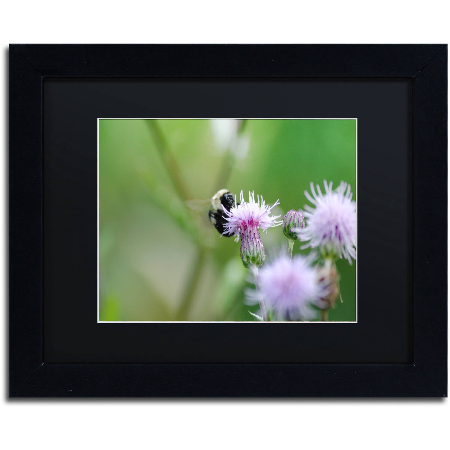 Trademark Fine Art "Meant to Be" Canvas Art by Monica Mize, Black Matte, Black Frame