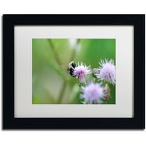 Trademark Fine Art "Meant to Be" Canvas Art by Monica Mize, White Matte, Black Frame