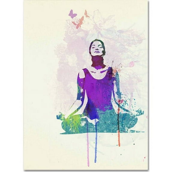 Trademark Fine Art "Meditating Mind" Canvas Art by Naxart