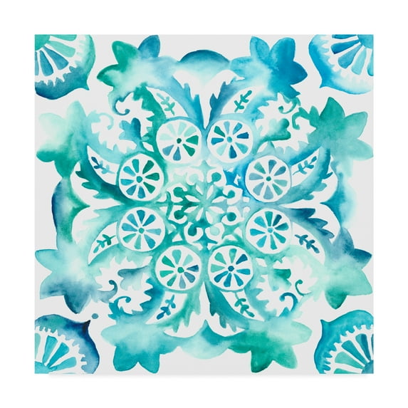 Trademark Fine Art 'Meditation Tiles II' Canvas Art by Chariklia Zarris